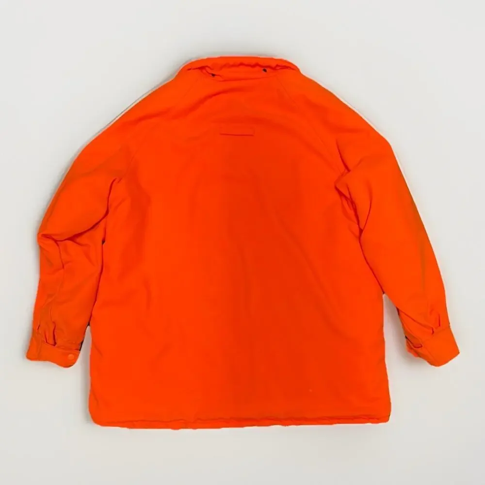 Vintage L.L.Bean Blaze Orange Hunting Jacket Men’s XL Field Coat Game Pockets - Picture 5 of 13